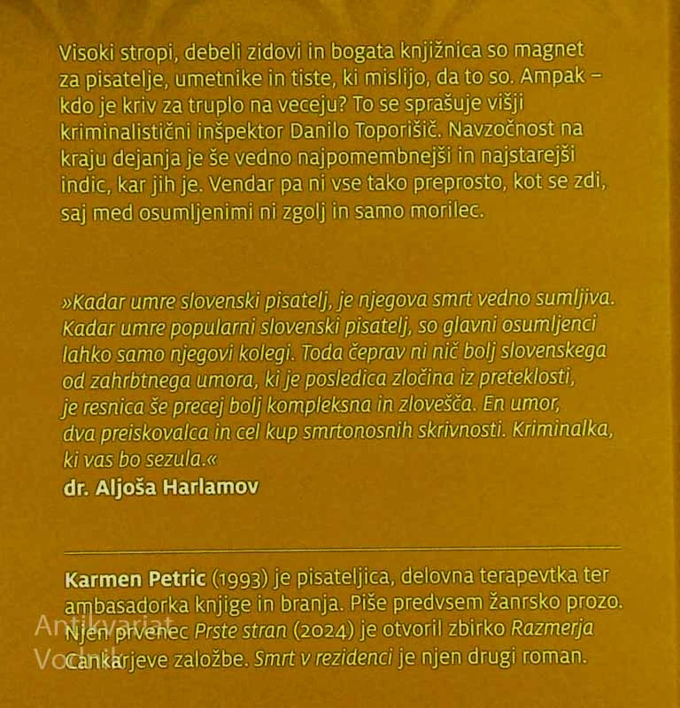 SMRT V REZIDENCI, Karmen Petric