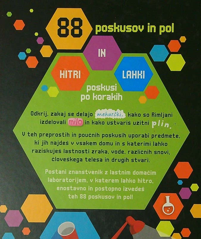 ZNASTVENI POSKUSI ZA OTROKE; 88 POSKUSOV IN POL, Nick Arnold
