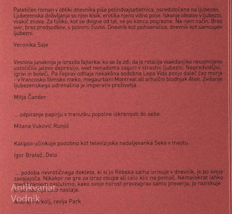 KALIPSO, Vesna Milek