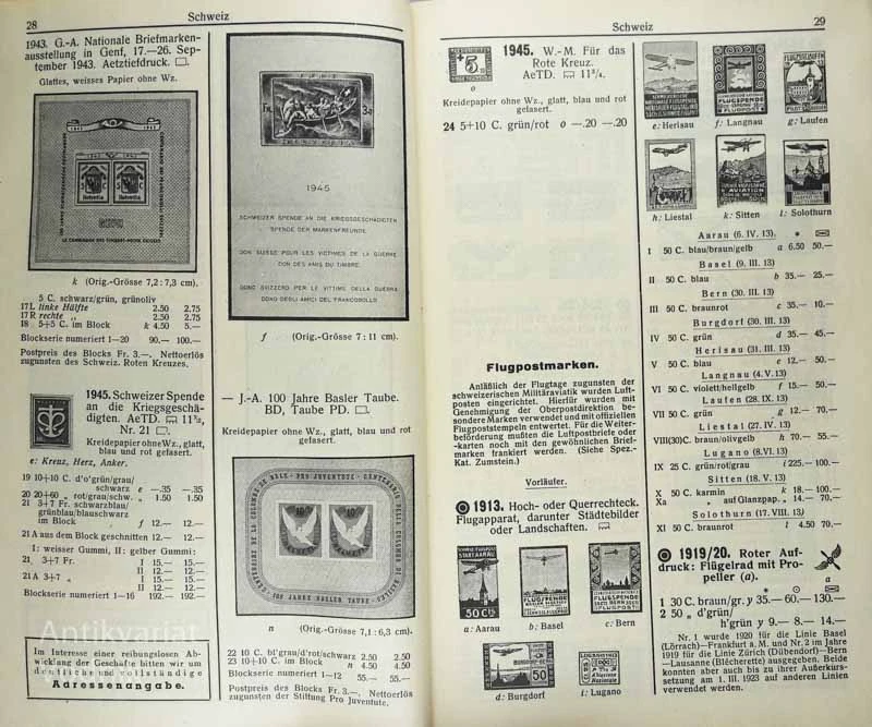 EUROPA KATALOG 1946, Zumstein