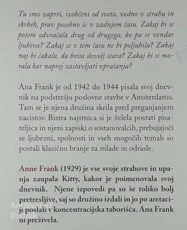 DNEVNIK ANE FRANK, Anne Frank