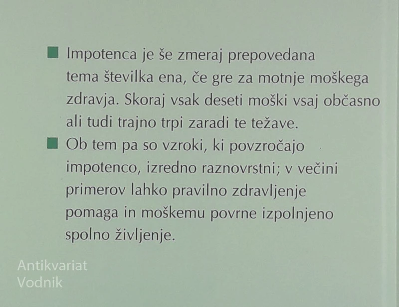IMPOTENCA, Dr. Wolf-Hartmut Weiske
