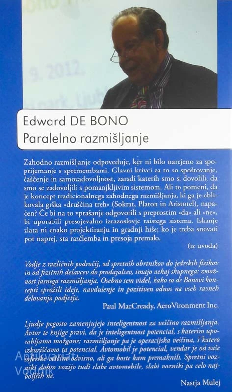 PARALELNO RAZMIŠLJANJE, E- De Bono
