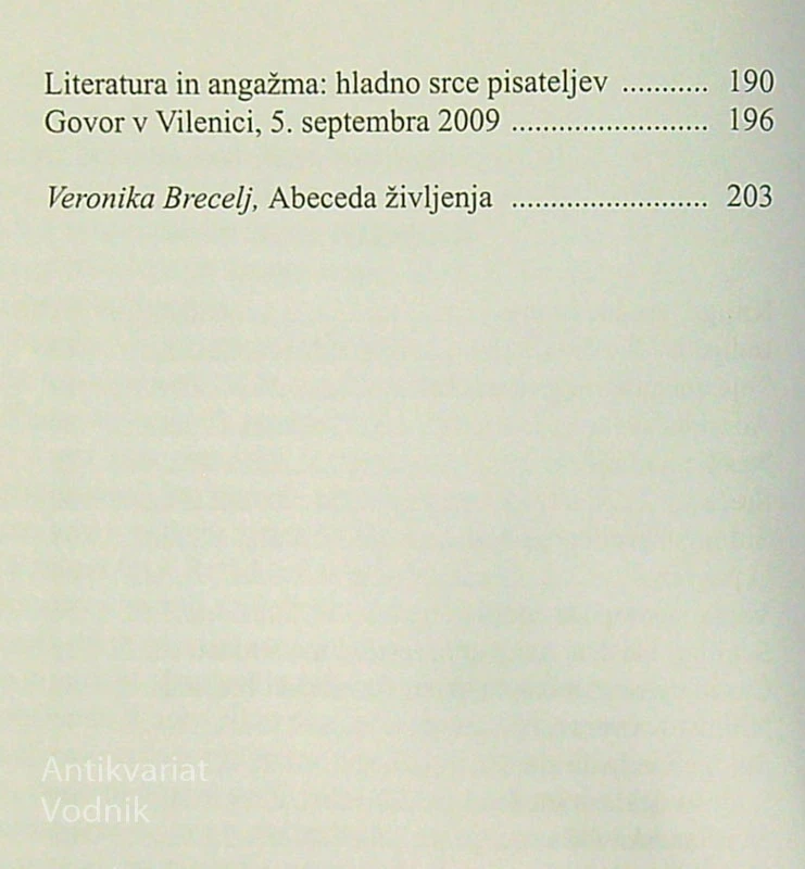 ALFABETI; ESEJI O LITERATURI, Claudio Magris