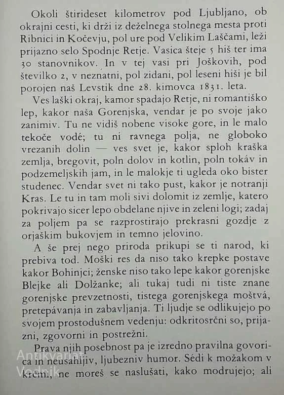 FRAN LEVSTIK; PESMI