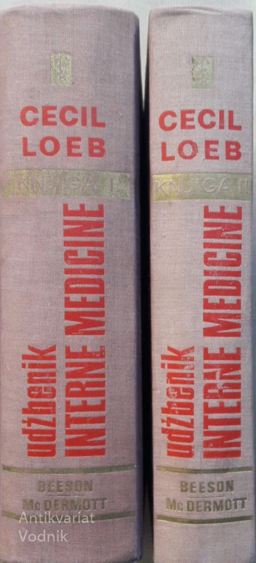 UDŽBENIK INTERNE MEDICINE, Beeson & McDermot, 1. in 2. knjiga