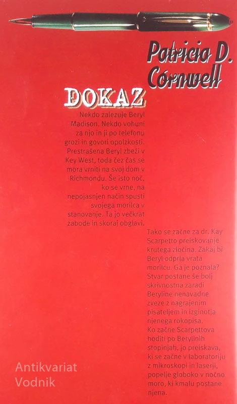 DOKAZ, Patricia Cornwell