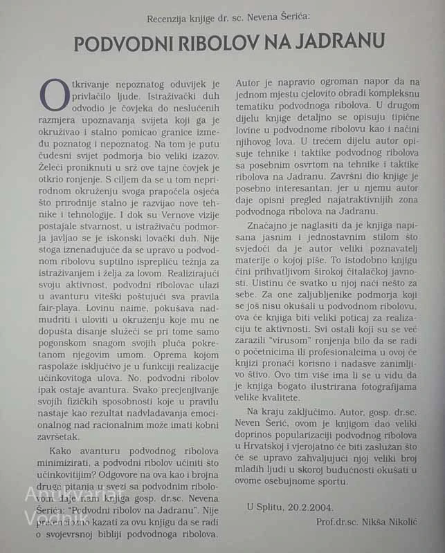 PODVODNI RIBOLOV NA JADRANU, Neven Šerić (1-2 del)