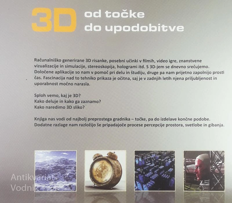 3D OD TOČKE DO UPODOBITVE, Blaž Erzetič in Helena Gabrijelčič