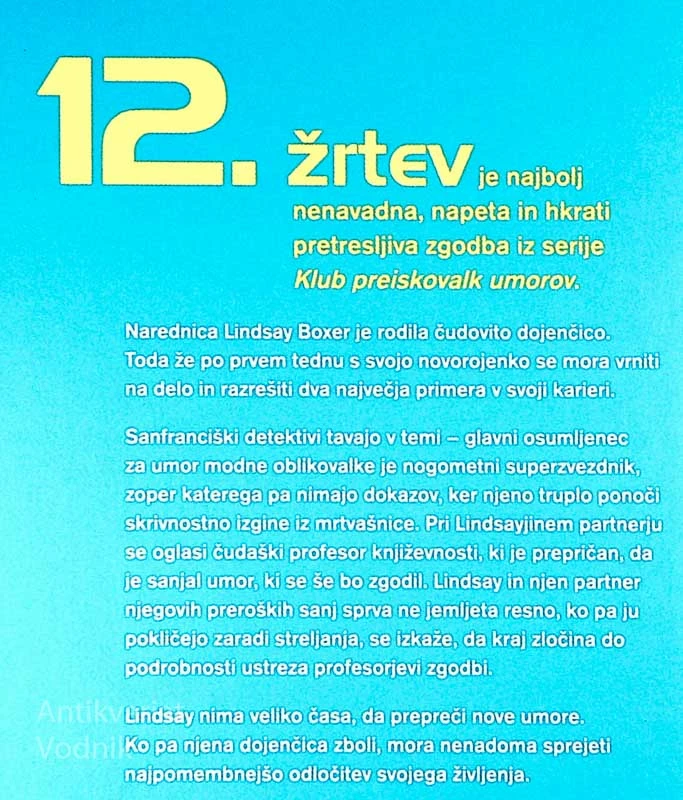 12. ŽRTEV, James Patterson, Maxine Paetro