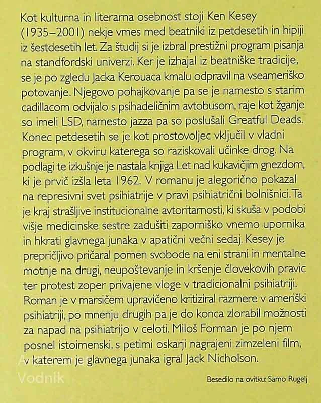 LET NAD KUKAVIČJIM GNEZDOM, Ken Kesey