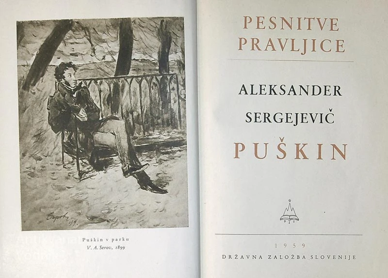PESNITVE, PRAVLJICE, Aleksander Sergejevič Puškin