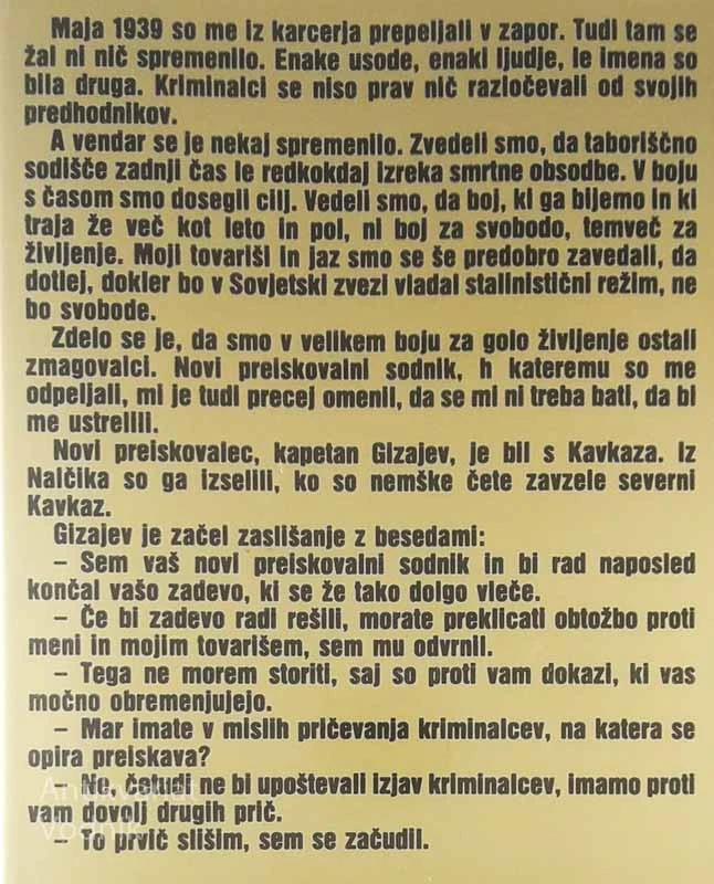 700 DNI V SIBIRIJI, Karlo Štajner