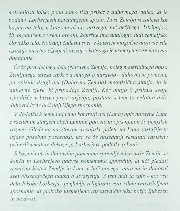 ZEMLJA IN LUNA, Jakob Lorber