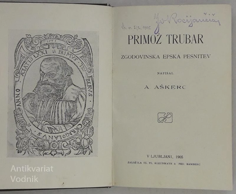 PRIMOŽ TRUBAR Anton Aškerc