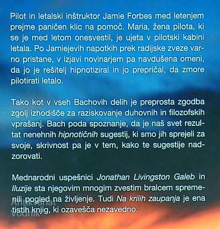 NA KRILIH ZAUPANJA, Richard Bach
