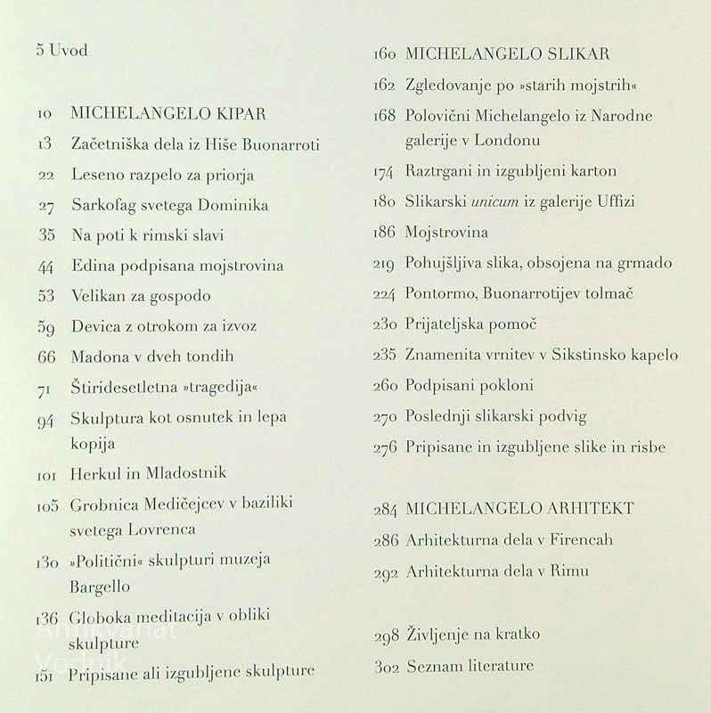 MICHELANGELO; VELIKAN, 500 LET