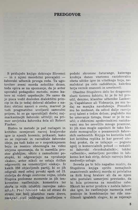 ŠAH SKOZI STOLETJA, Janez Stupica