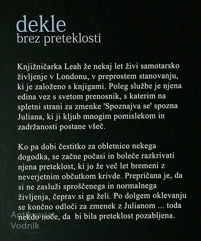 DEKLE BREZ PRETEKLOSTI, Kathryn Croft