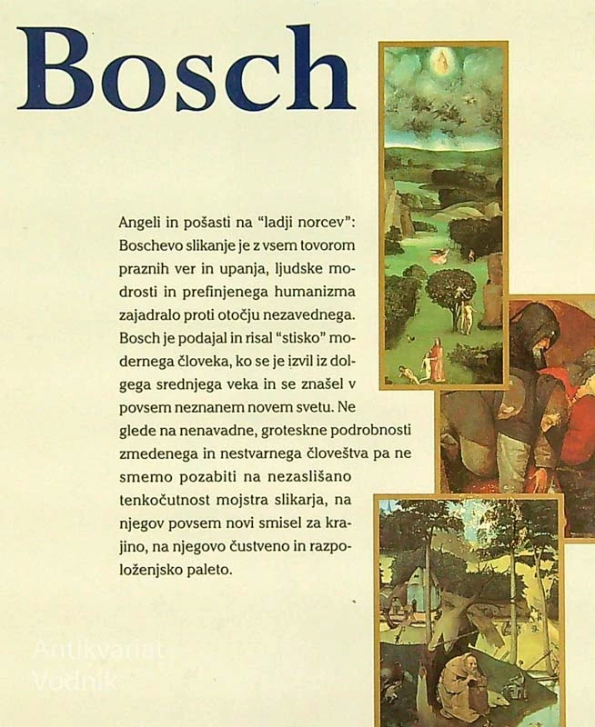 SLIKARJI: BOSCH, Alessia Devitini Dufor