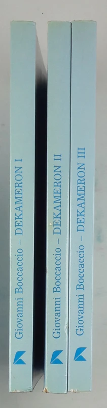 DEKAMERON, I., II., & III. del, Giovanni Boccaccio