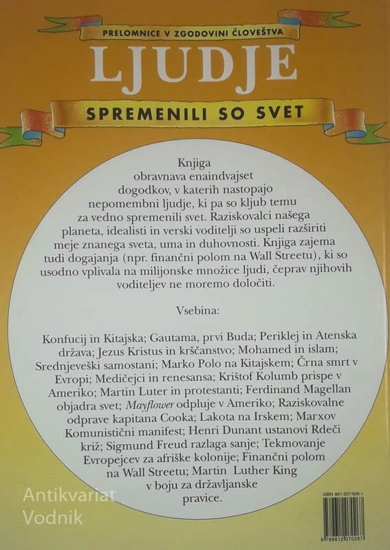 LJUDJE; SPREMENILI SO SVET, več avtorjev