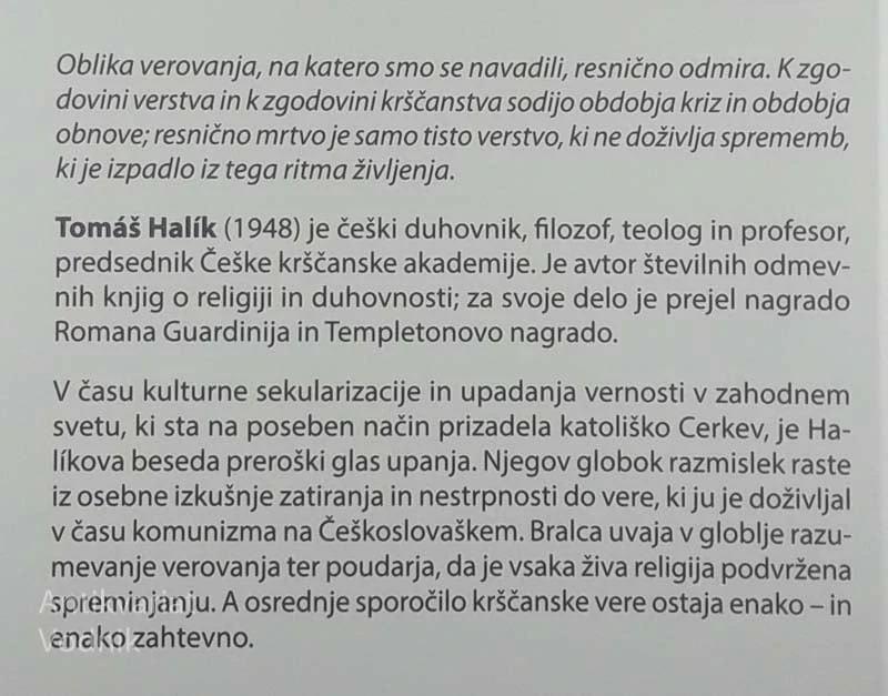 SPOVEDNIKOVA NOČ, Tomáš Halík