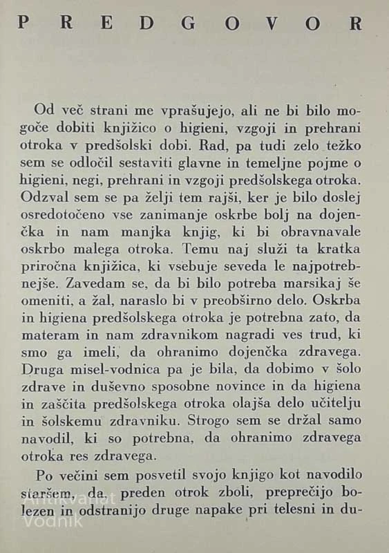 OTROK V PREDŠOLSKI DOBI, Dr. B. Dragaš