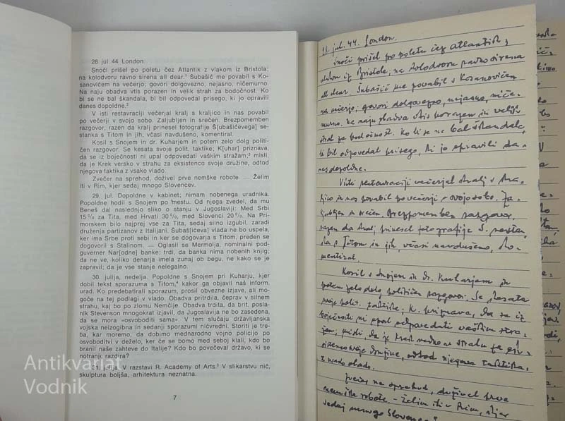 LONDONSKI DNEVNIK 1944-45, Izidor Cankar