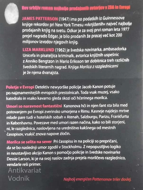 MORILCA Z RAZGLEDNICAMI, James Patterson