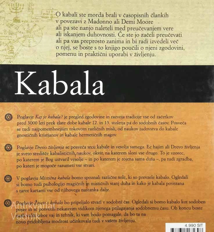 KABALA – UVOD V EZOTERIČNO SRCE JUDOVSKEGA MISTICIZMA, Tim Dedopulos