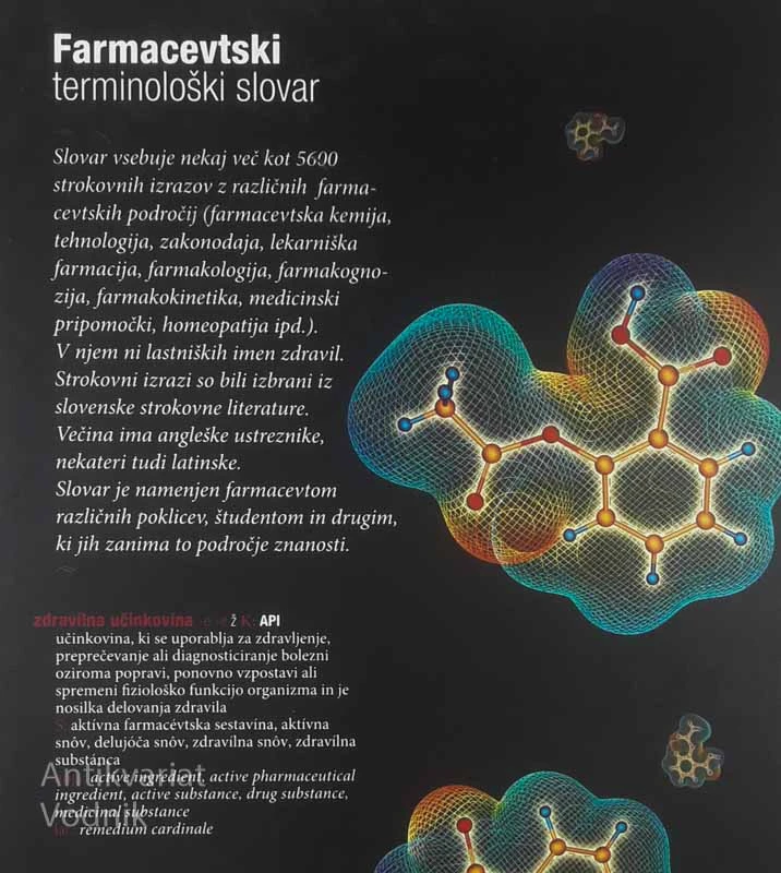 FARMACEVTSKI TERMINOLOŠKI SLOVAR, več avtorjev
