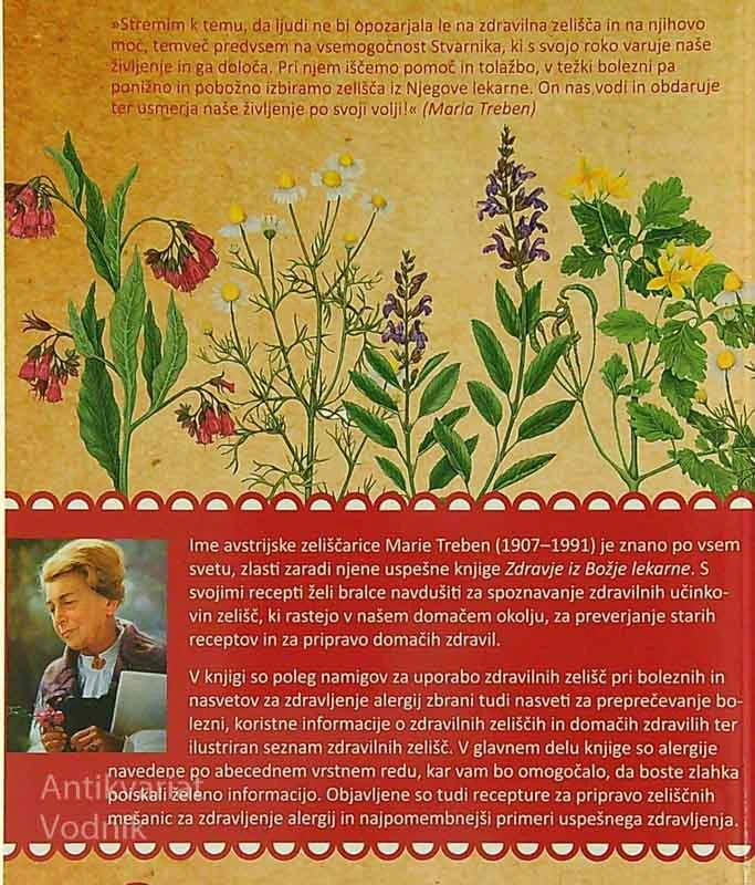 ALERGIJE; PREPREČEVANJE, PREPOZNAVANJE, ZDRAVLJENJE, Maria Treben