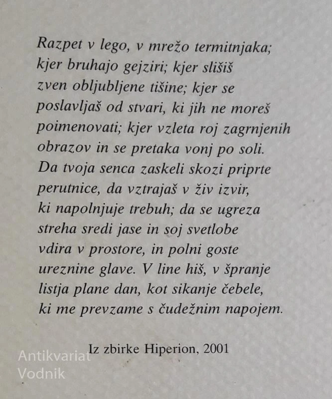 UROKI IN PREROKBE, Andrej Medved