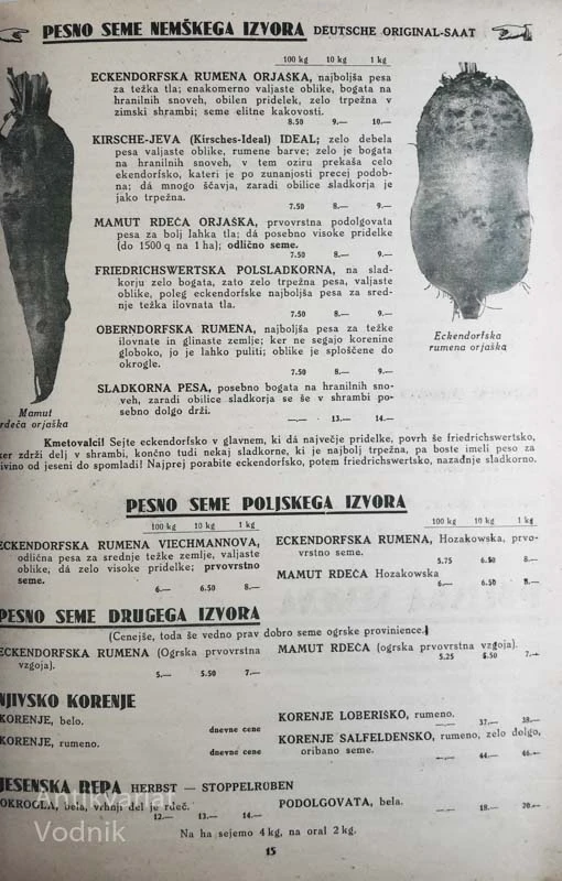M. BERDAJS 1869-1939, Maribor, Ljubljana – reklamni  in prodajni katalog
