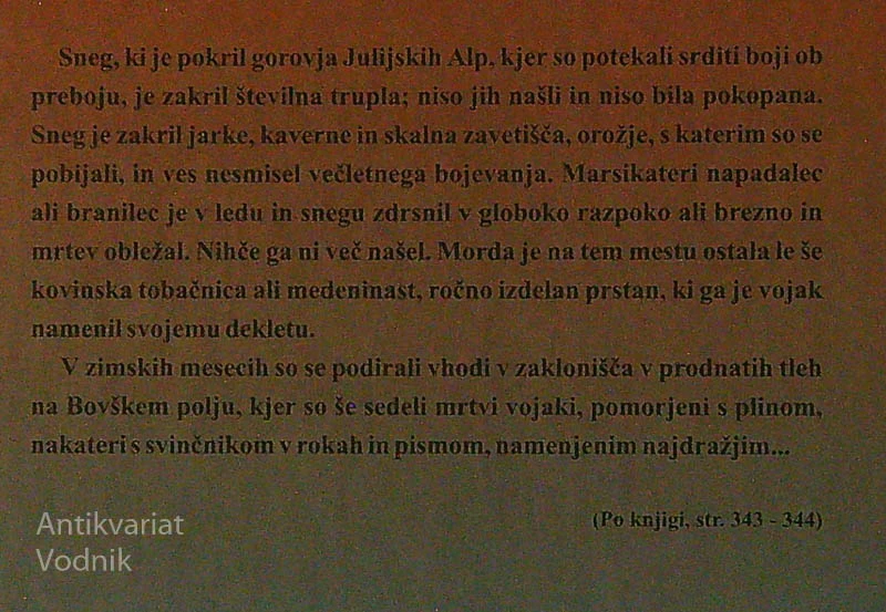 PLAVI KRIŽ, Vasja Klavora