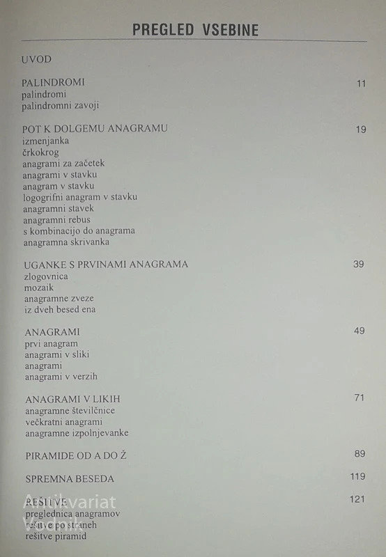 IMAM ANAGRAM!, Janez Nadu