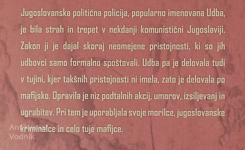 UDBA, Bogdan Sajovic
