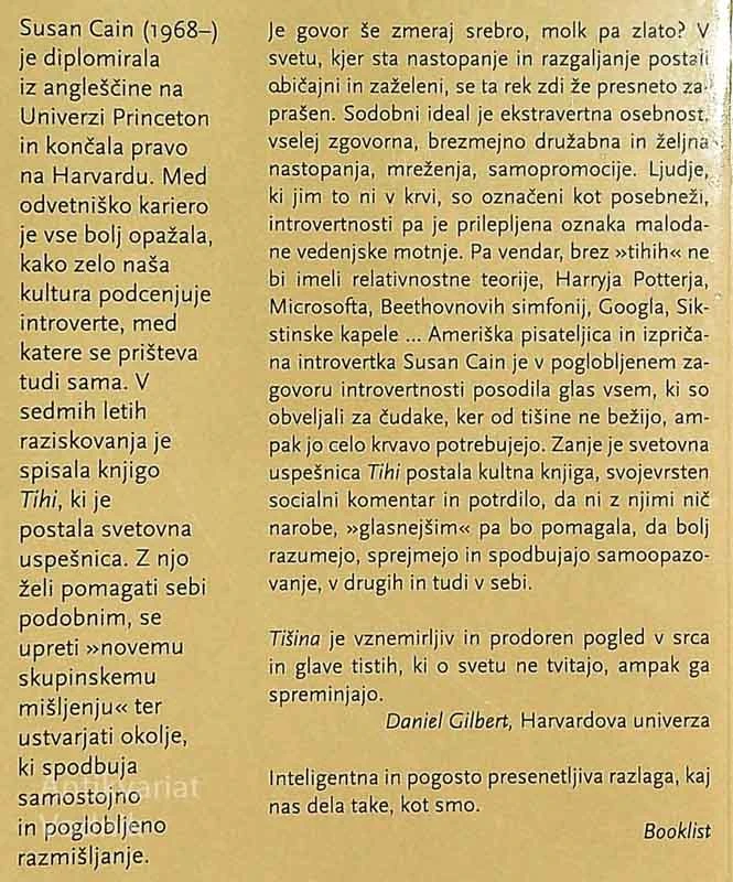 TIHI, Susan Cain
