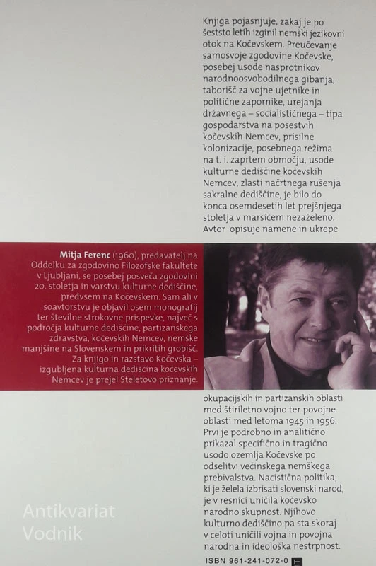 KOČEVSKA – PUSTA IN PRAZNA, Mitja Ferenc