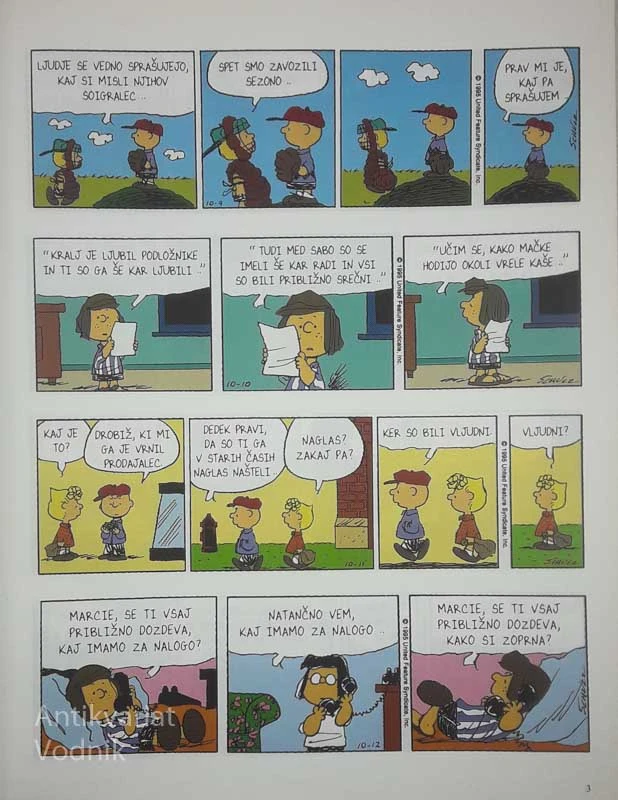 SNOOPY; ŽIVLJENJSKE MODROSTI, Charles Schulz