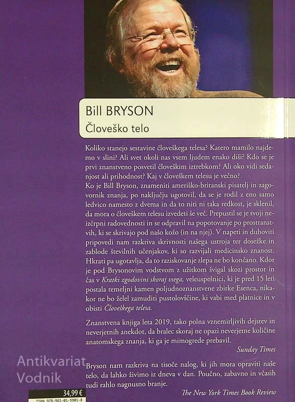 ČLOVEŠKO TELO, Bill Bryson
