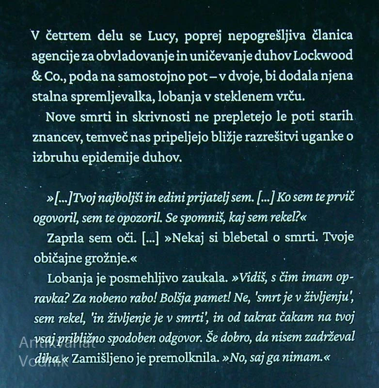 PLAZEČA SE SENCA, Lockwood & Co., Jonathan Stroud