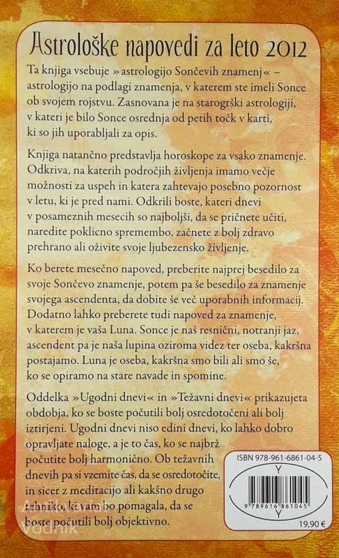 ASTROLOŠKE NAPOVEDI ZA LETO 2012, Kris Brandt Riske