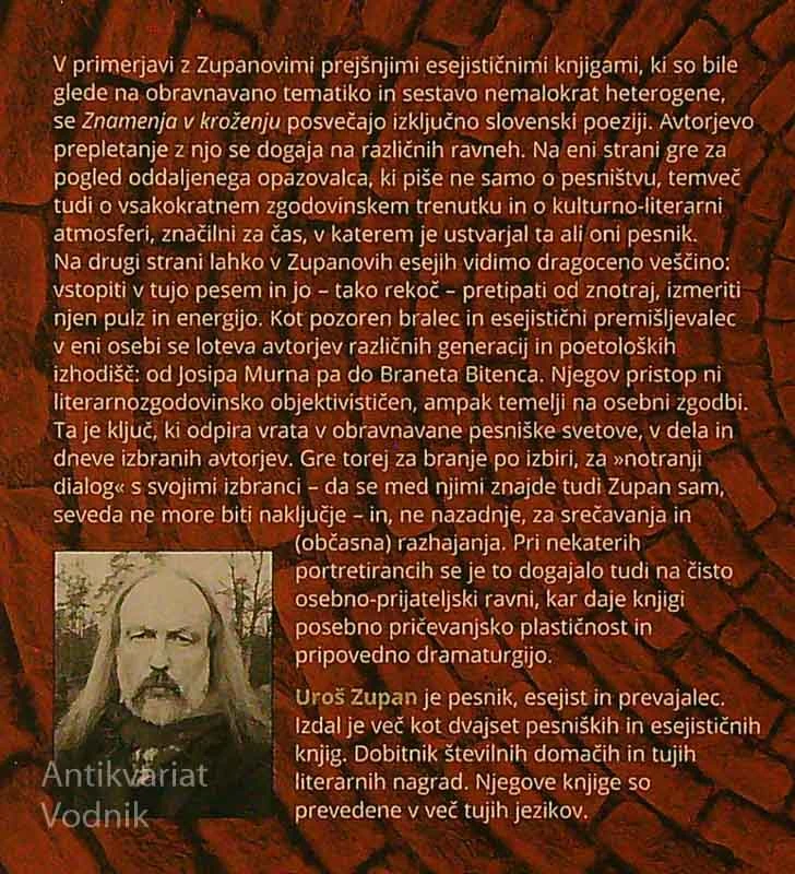 ZNAMENJA V KROŽENJU, Uroš Zupan