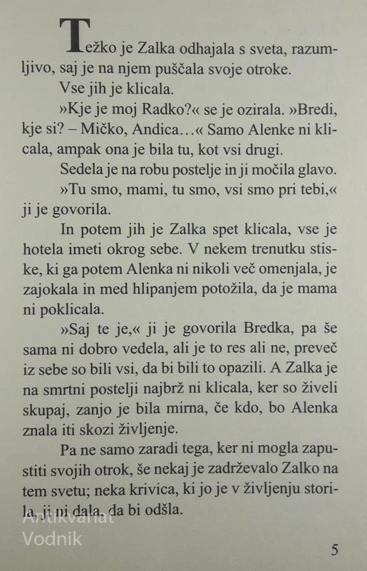 SPUŠČENA ZANKA, Breda Smolnikar