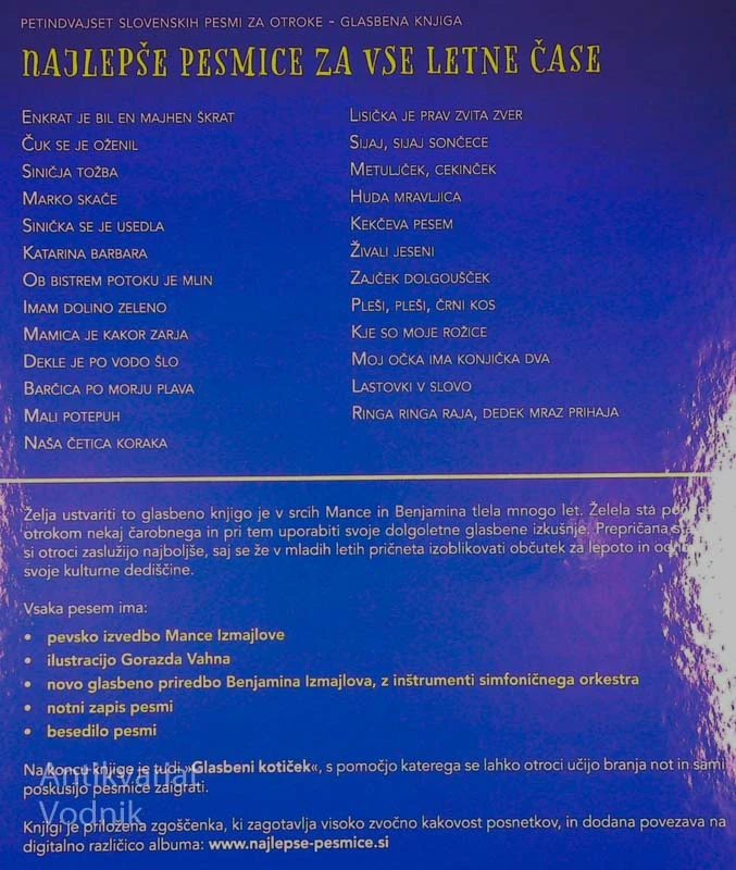 NAJLEPŠE PESMICE ZA VSE LETNE ČASE, več avtorjev (priložen CD)