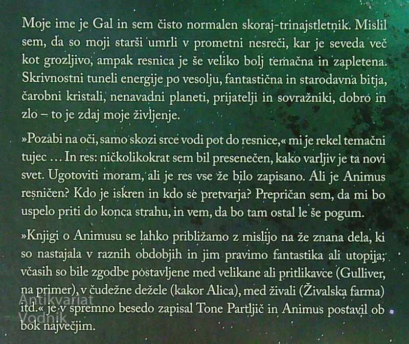 ANIMUS; V SVETU SENC, Jan R. Bilodjerič