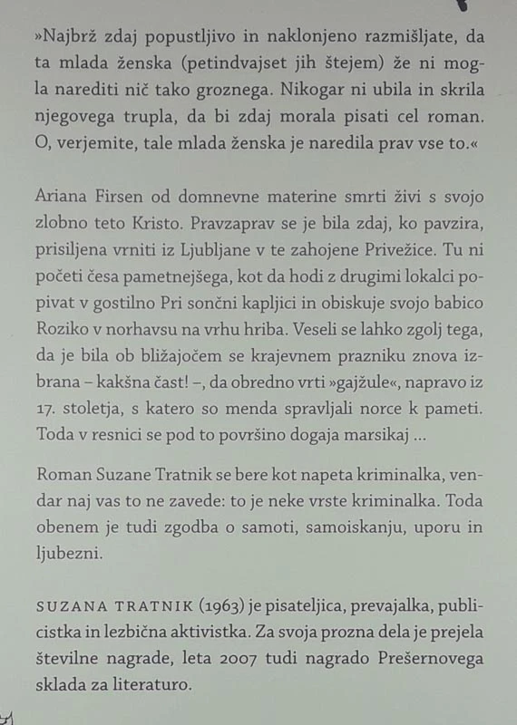 NORHAVS NA VRHU HRIBA, Suzana Tratnik