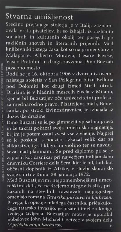 ŠESTDESET ZGODB, Dino Buzzati
